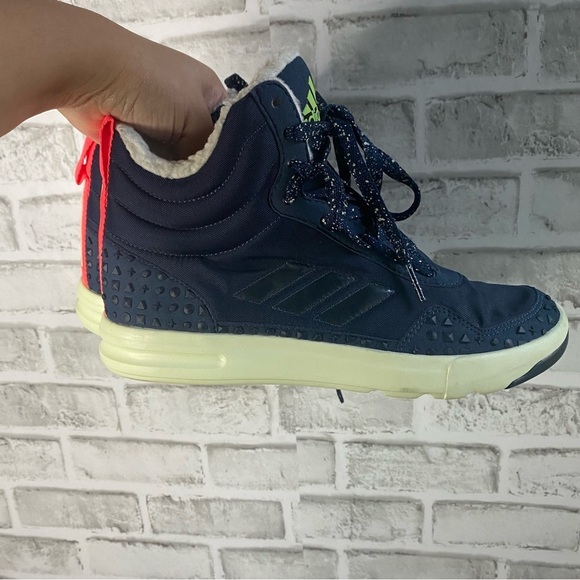 Stella Mccartney x Adidas Irana Fur High Top Sneakers Size 7 - Picture 6 of 11